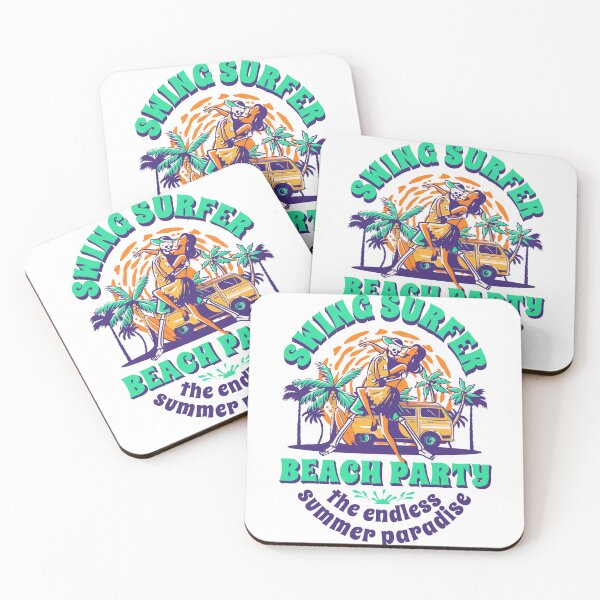 Item preview, Swing Surfer - Beach Party T-Shirt Design  designed and sold by Tee Express.
