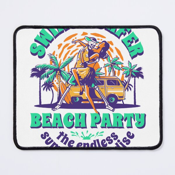 Item preview, Swing Surfer - Beach Party T-Shirt Design designed and sold by Tee Express.