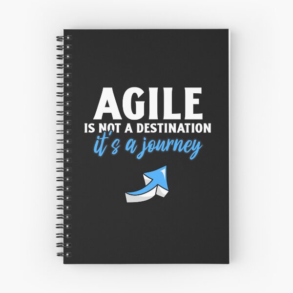 Item preview, AGILE IS NOT A DESTINATION, IT'S A JOURNEY designed and sold by MurmuringShop.