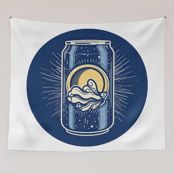 Item preview, Blue Beer Can designed and sold by duke818.