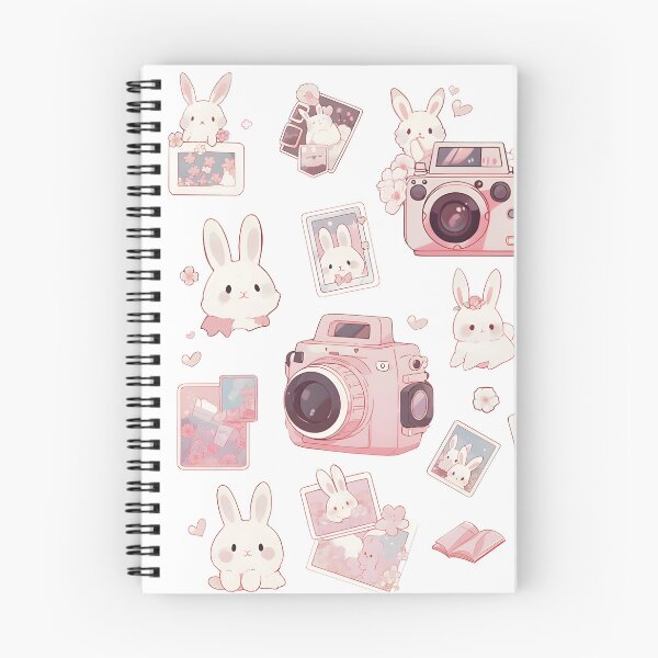 Item preview, Bunny with pink polaroid Happy memories set designed and sold by Lialightart.