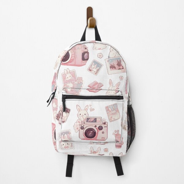 Artikelvorschau, Hase mit rosa Polaroid Happy Memories Set entworfen und verkauft von Lialightart.