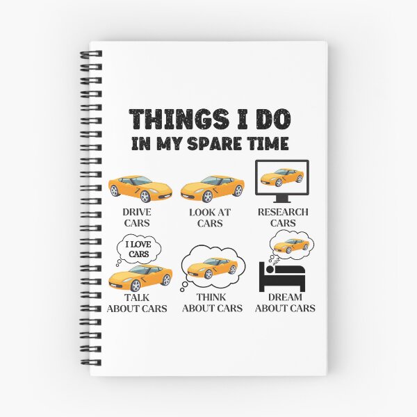 Item preview, Things I Do In My Spare Time Funny Car Enthusiast Car Lover  designed and sold by SaritasShop.
