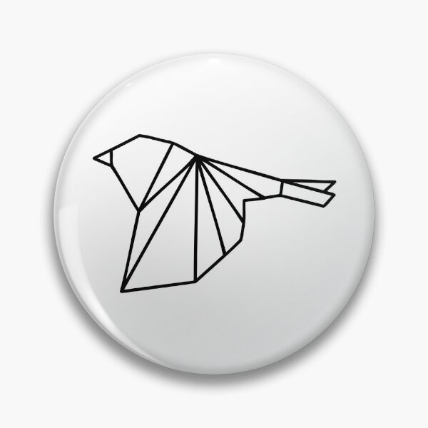 Item preview, Origami Bird - Black designed and sold by SimpleWorksSK.