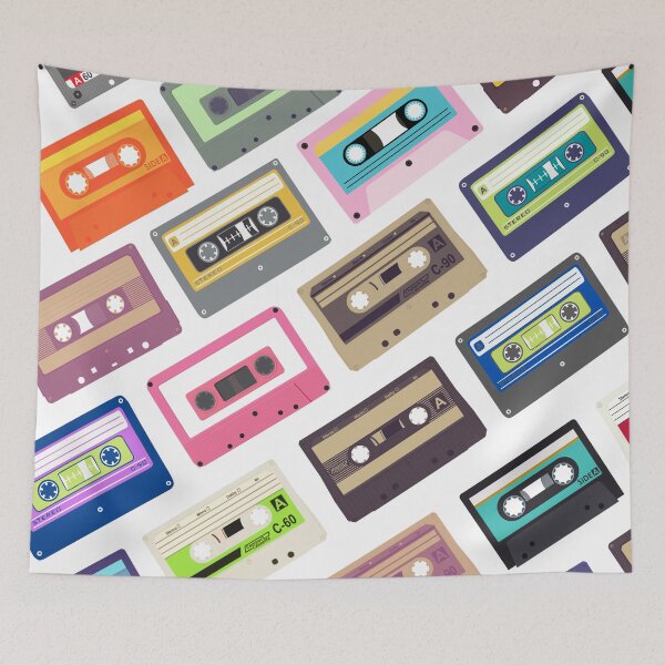 Item preview, Color Cassette Tape Pattern designed and sold by SwejdDesign.