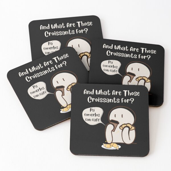 Item preview, And What Are Those Croissants For? designed and sold by Cafe-Color.