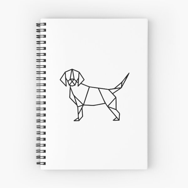 Item preview, Origami Dog - Black designed and sold by SimpleWorksSK.