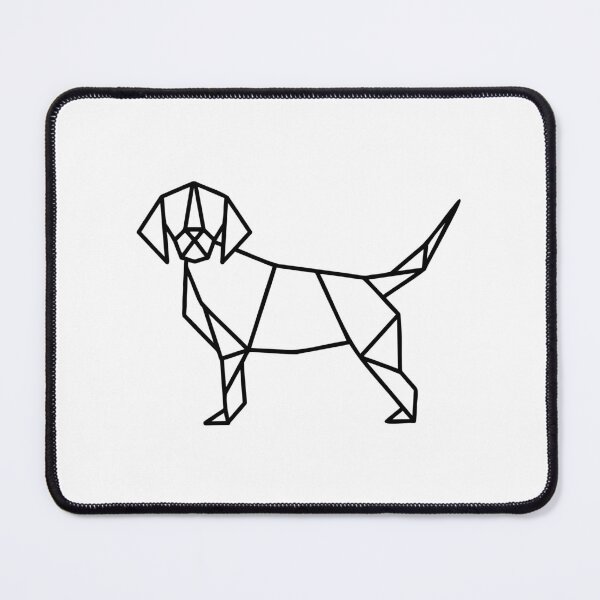 Item preview, Origami Dog - Black designed and sold by SimpleWorksSK.