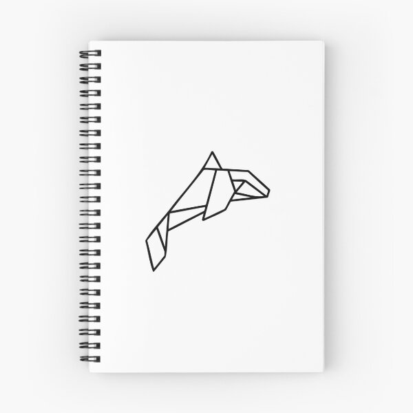 Artikelvorschau, Origami Dolphin - Black entworfen und verkauft von SimpleWorksSK.