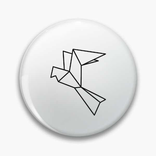 Artikelvorschau, Origami Dove - Black entworfen und verkauft von SimpleWorksSK.