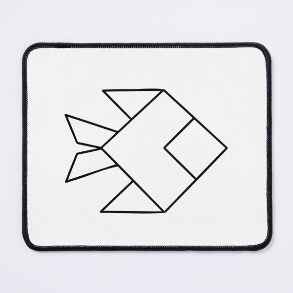 Item preview, Origami Fish - Black designed and sold by SimpleWorksSK.