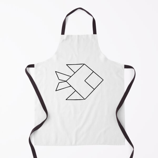 Item preview, Origami Fish - Black designed and sold by SimpleWorksSK.
