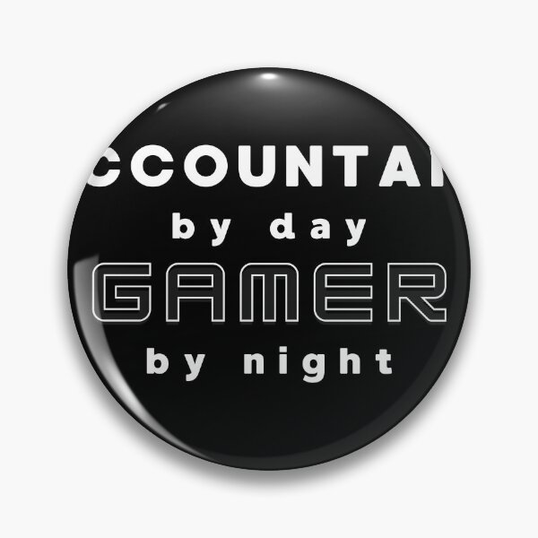 Item preview, Accountant by Day Gamer by Night  | Lowest Price on Site designed and sold by The Plain Color Shop.