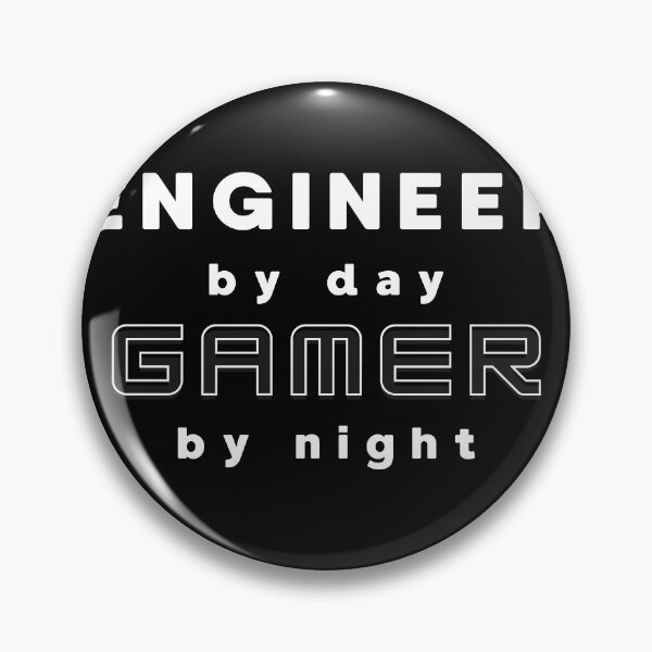 Item preview, Engineer by Day Gamer by Night  | Lowest Price on Site designed and sold by The Plain Color Shop.