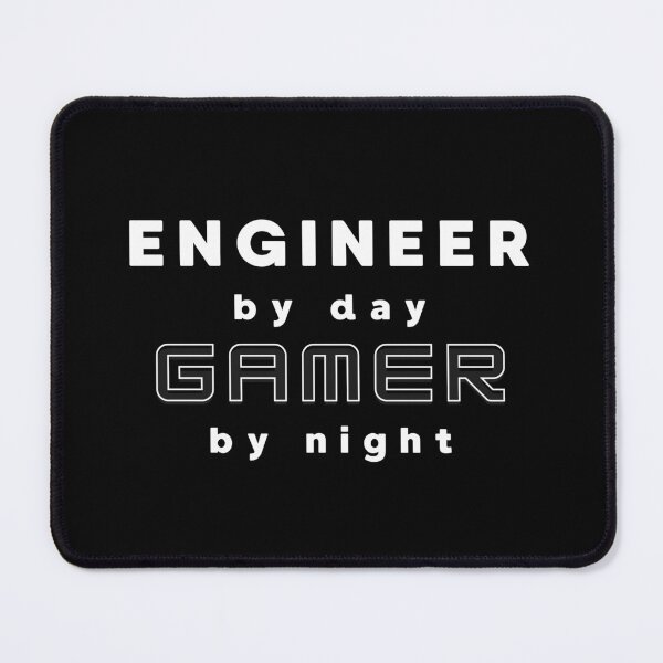 Item preview, Engineer by Day Gamer by Night | Lowest Price on Site designed and sold by The Plain Color Shop.