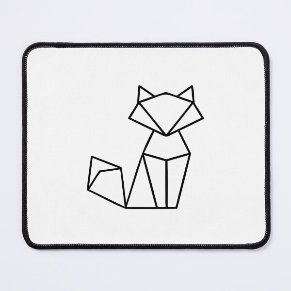 Item preview, Origami Fox - Black designed and sold by SimpleWorksSK.