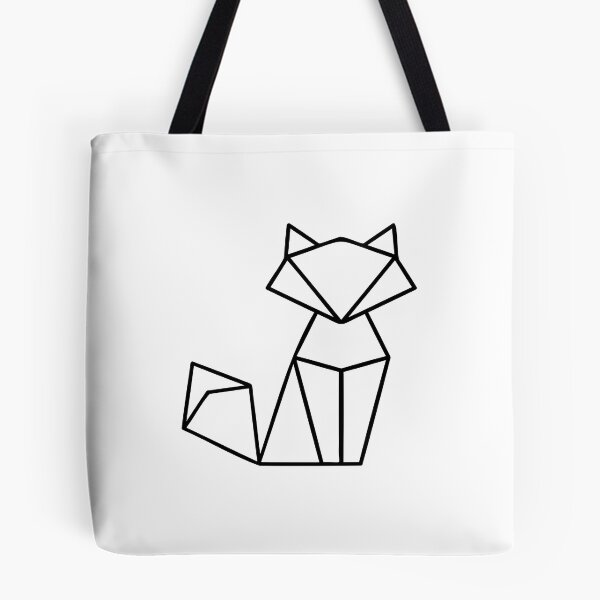 Item preview, Origami Fox - Black designed and sold by SimpleWorksSK.