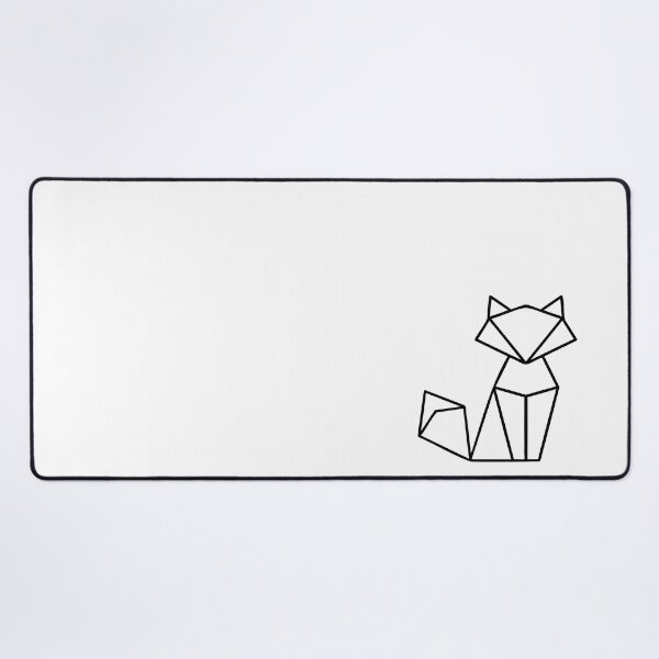 Item preview, Origami Fox - Black designed and sold by SimpleWorksSK.