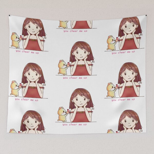 Item preview, Chibi Girl | Hamster Lover - you cheer me up designed and sold by FennyWijayaMomo.