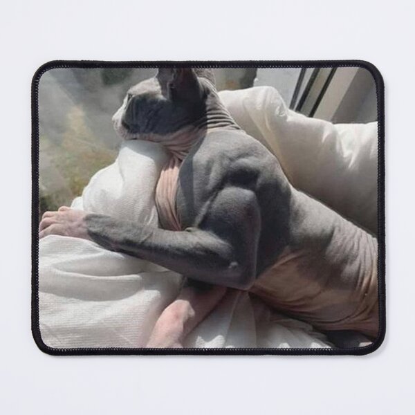 Item preview, pumped up cat meme designed and sold by TheFeduk1luv.