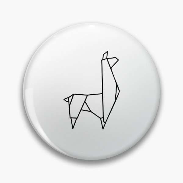 Artikelvorschau, Origami Lama - Black entworfen und verkauft von SimpleWorksSK.