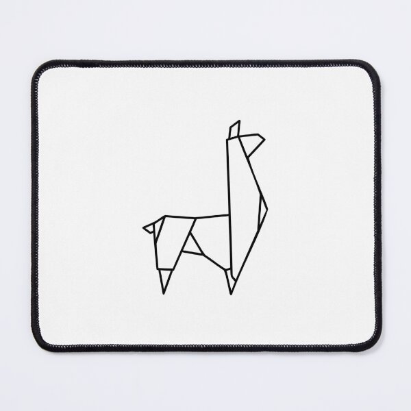 Item preview, Origami Lama - Black designed and sold by SimpleWorksSK.