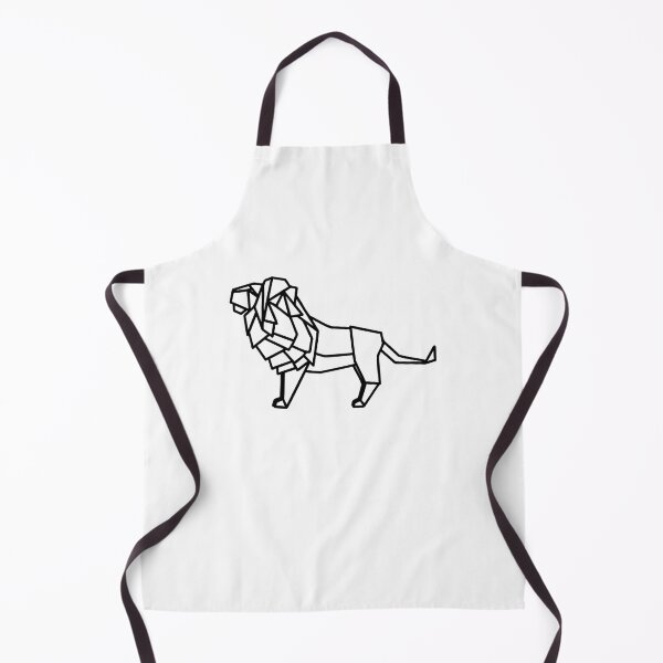 Item preview, Origami Lion - Black designed and sold by SimpleWorksSK.