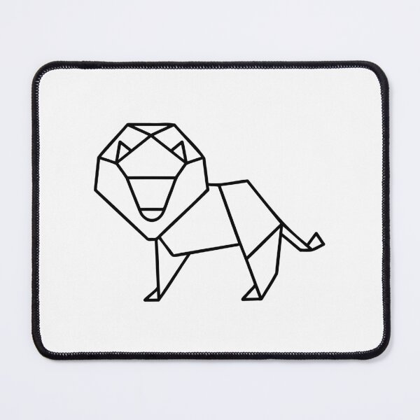 Item preview, Origami Lion 2 - Black designed and sold by SimpleWorksSK.
