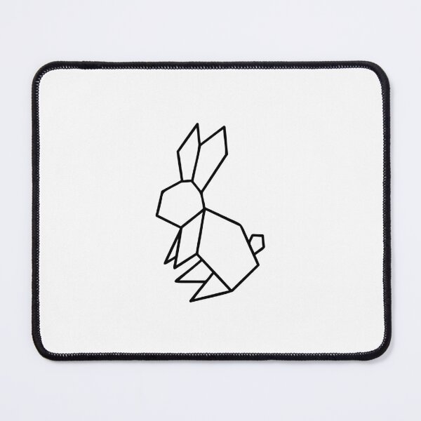 Item preview, Origami Rabbit - Black designed and sold by SimpleWorksSK.