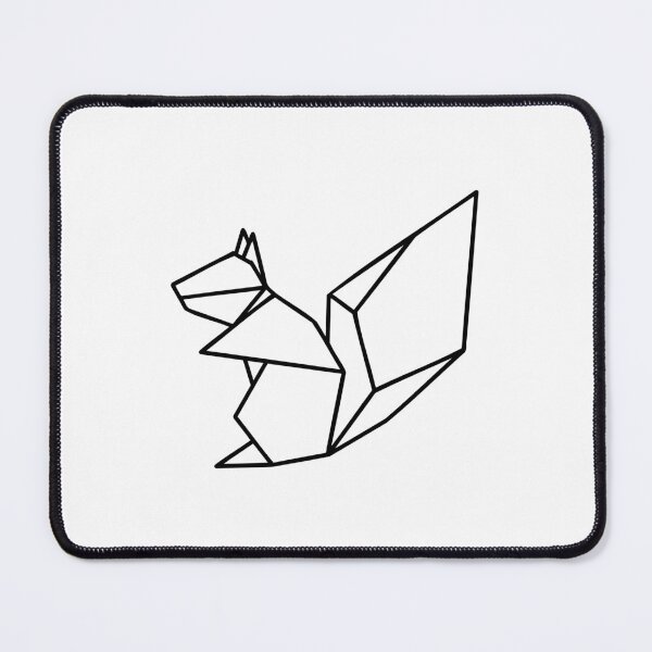 Item preview, Origami Squirrel - Black designed and sold by SimpleWorksSK.