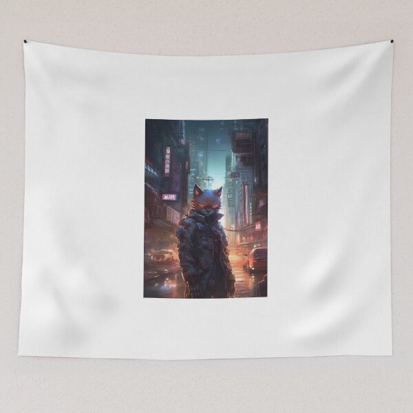 Item preview, Cyberpunk Felines #DC27FCEF5 designed and sold by nixlim.