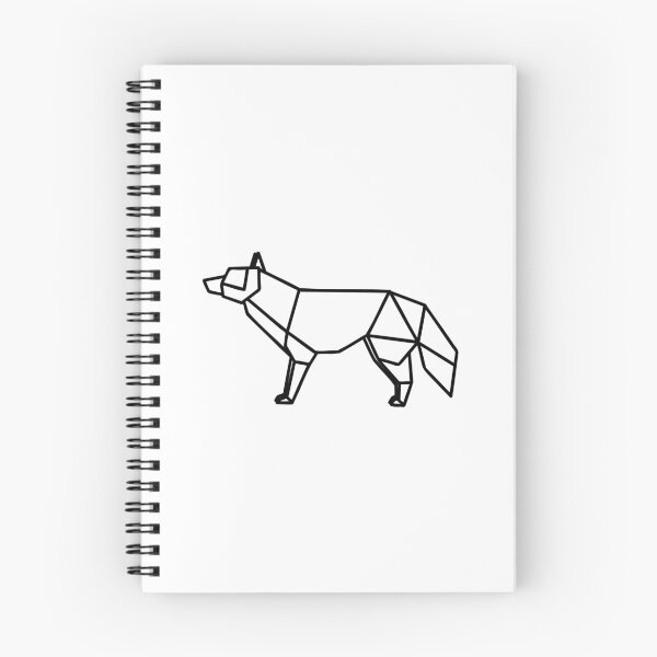 Item preview, Origami Wolf - Black designed and sold by SimpleWorksSK.