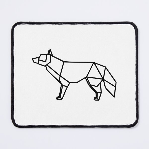 Item preview, Origami Wolf - Black designed and sold by SimpleWorksSK.