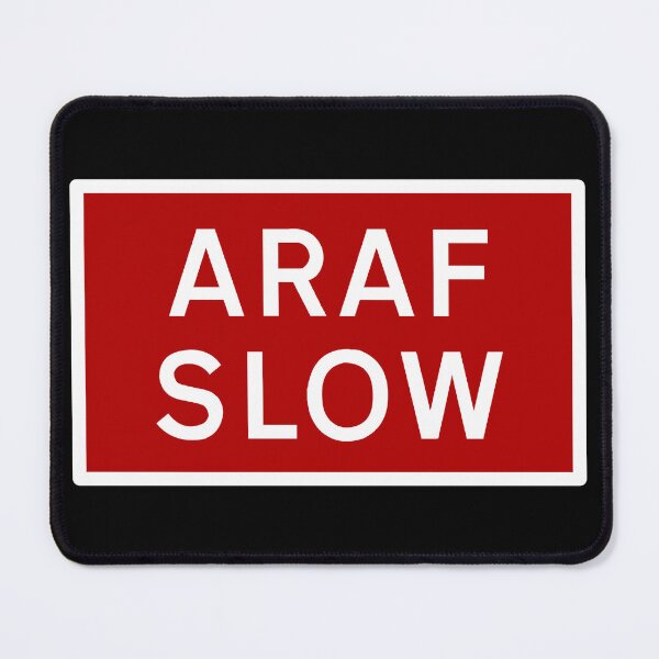 Item preview, Copy of Araf Slow Welsh Road Sign designed and sold by skownky.