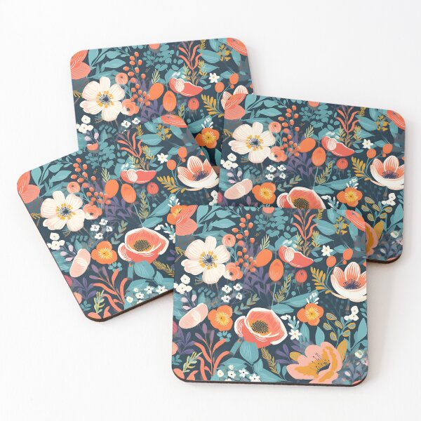 Item preview, Gouache Flowers Pattern designed and sold by Snifferius.