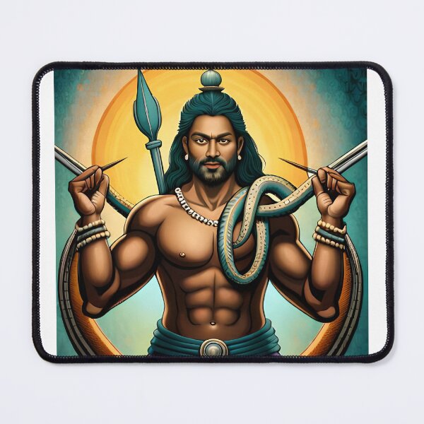 Item preview, Shiva wrangling snakes designed and sold by SriGem.