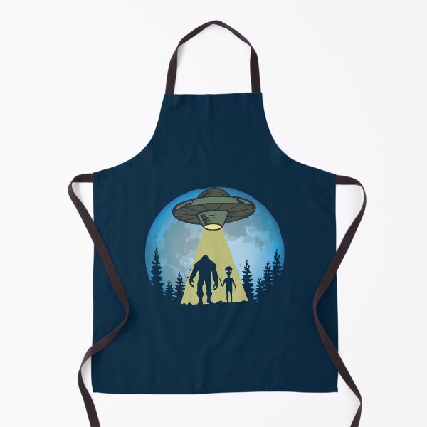 Item preview, Bigfoot And Alien UFO Moon Alien Abduction Bigfoot Gear designed and sold by gemagentaz.