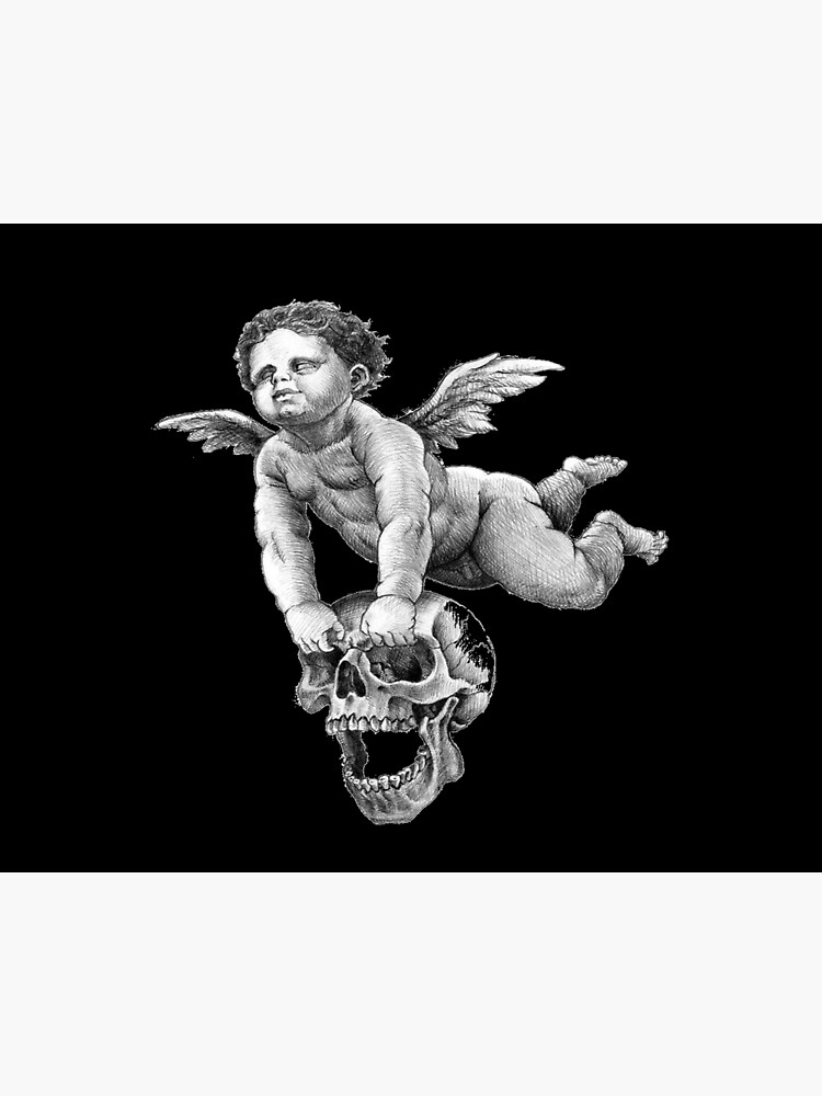 angel with skull