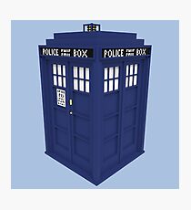 Pixel Doctor Who Tardis Photographic Print