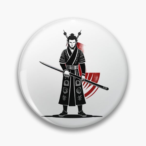 Item preview, samurai with sword designed and sold by basitcv.