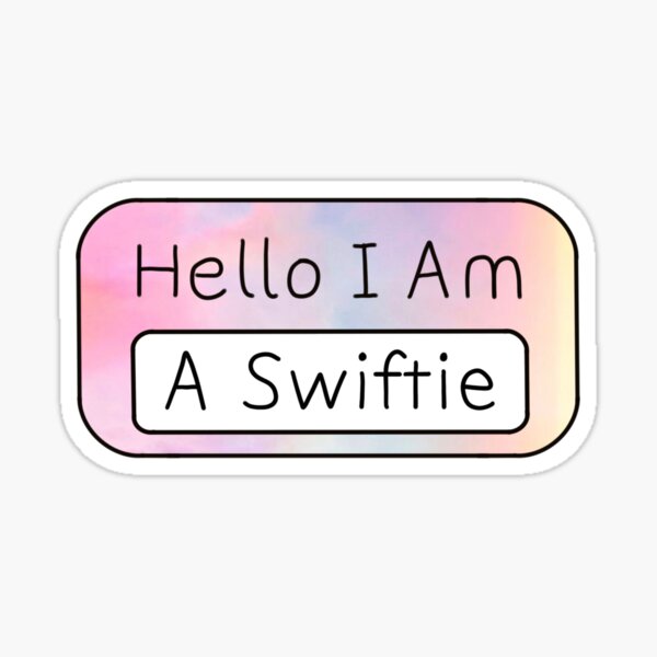 Hello I’m An Unhinged Swiftie | Sticker