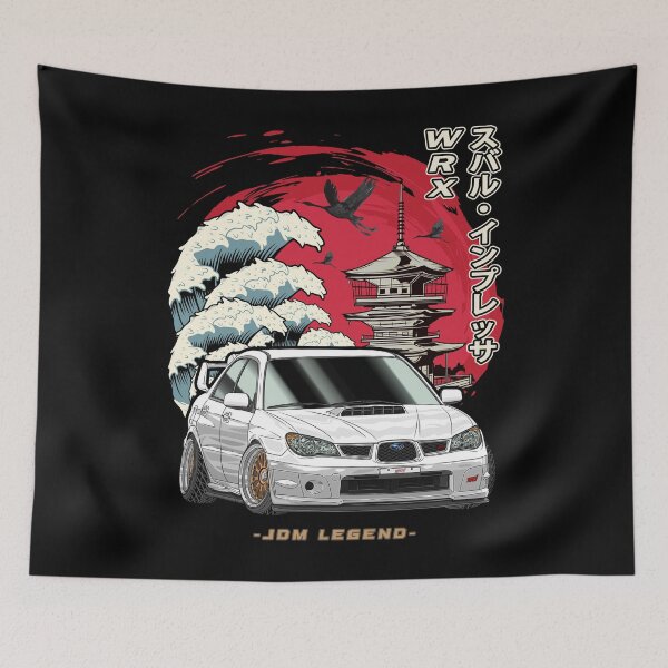 Artikelvorschau, Nippon White Subie Impreza WRX STi Hawk Eye entworfen und verkauft von JDM Guyvit.