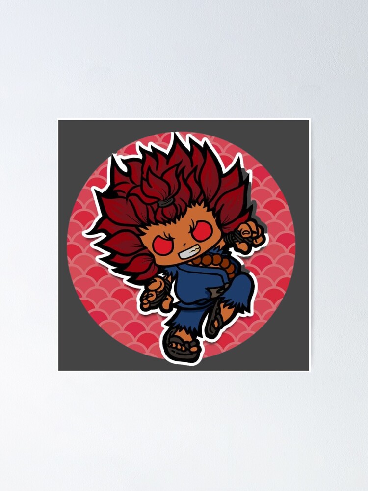 Akuma - Super Puzzle Fighter 2 - Street Fighter - Posters and Art Prints