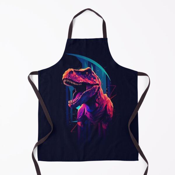 Item preview, Polygon dinosaur T-rex retrowave vintage neon 80s designed and sold by MDCGraphics.