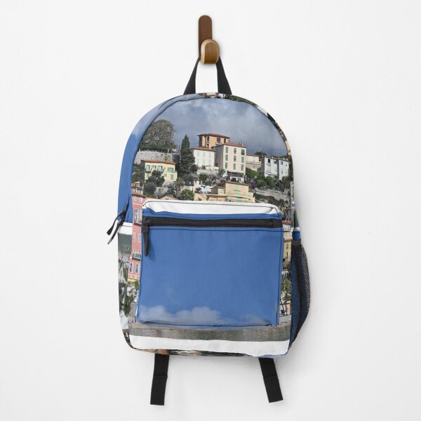 Item preview, Beach with palm trees in Menton France summer season designed and sold by goceris.