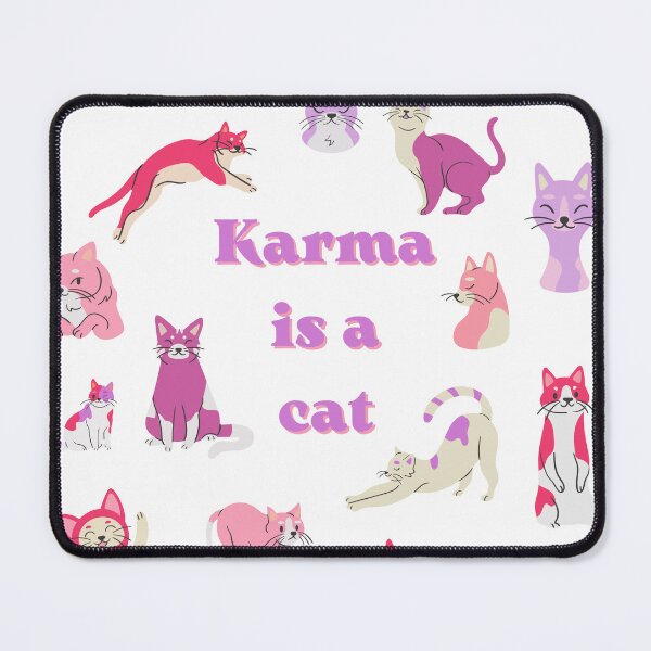 Item preview, Karma is a cat - Taylor swift Notebook/Print designed and sold by kiki-making-ts.