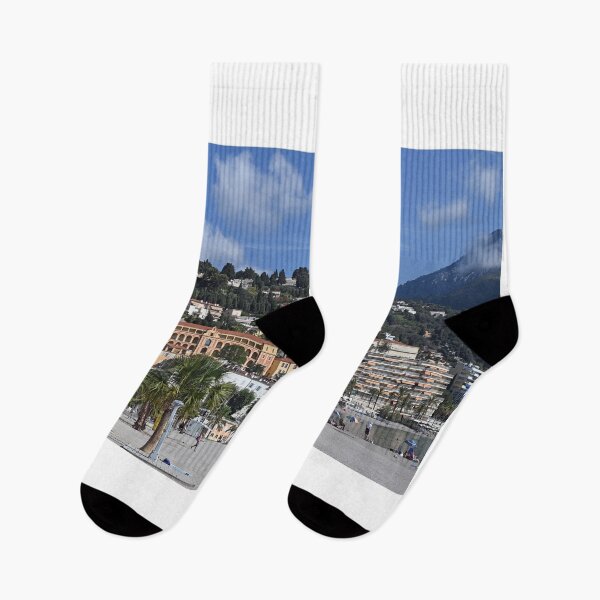 Item preview, Morning on the beach in Menton France designed and sold by goceris.