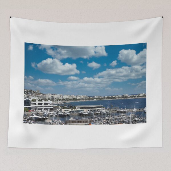 Item preview, Cannes city and port France summertime designed and sold by goceris.