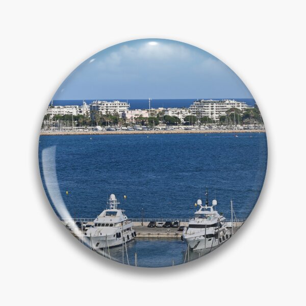 Item preview, Port with yachts in Cannes France summertime  designed and sold by goceris.