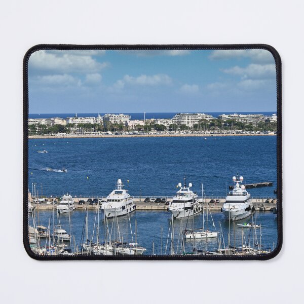 Item preview, Port with yachts in Cannes France summertime  designed and sold by goceris.